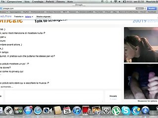 Omegle. Canadian legal age teenager shows her body. DOXY